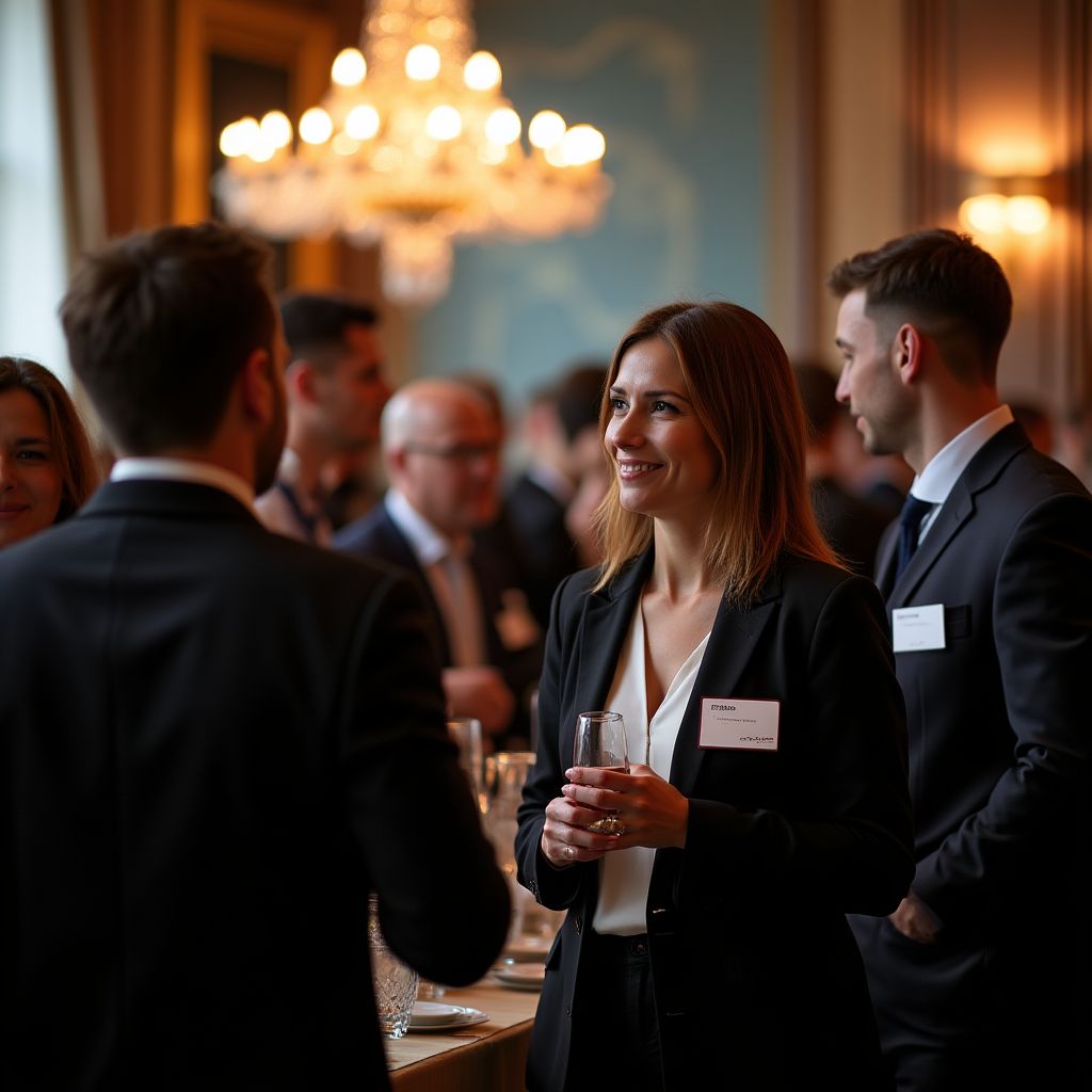 Evento de networking financiero